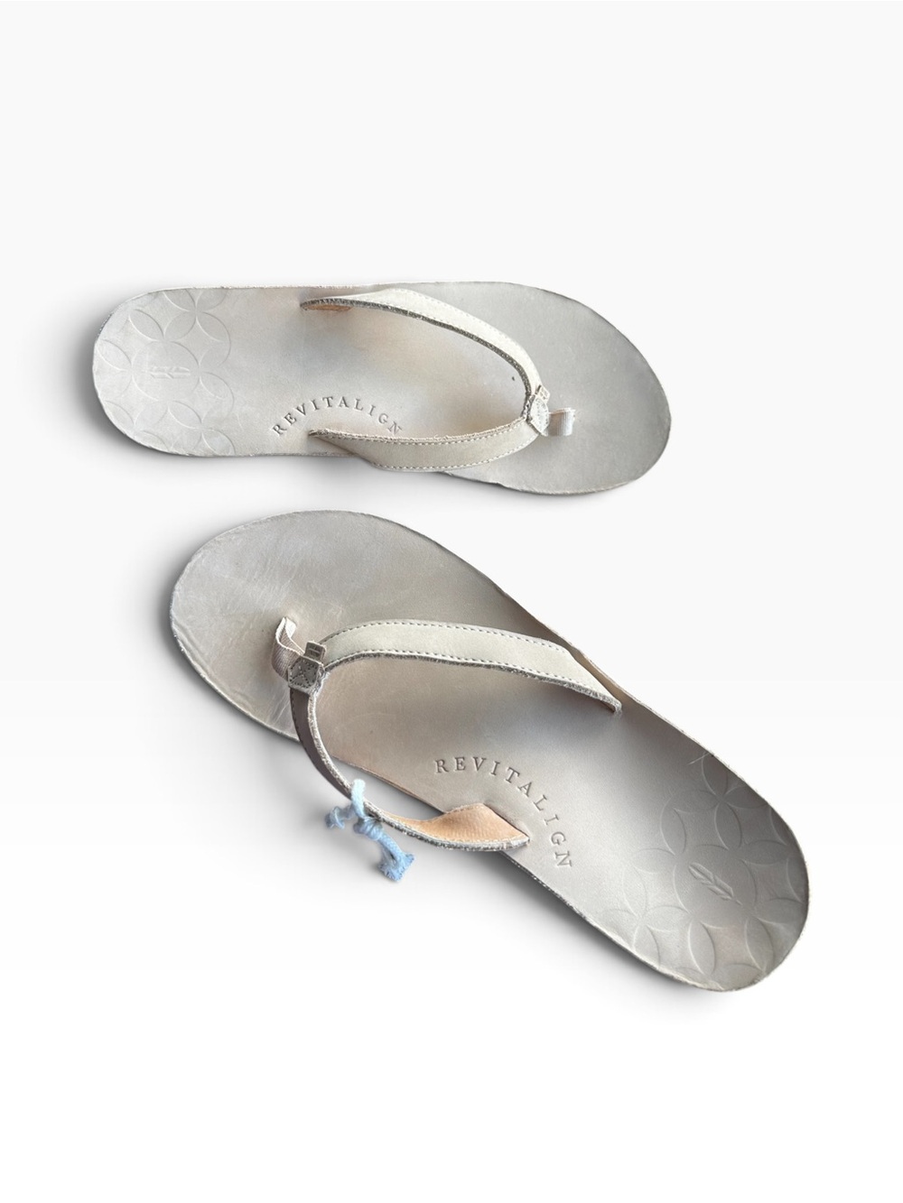REVITALIGN Women's Orthodic Ivory Casual Strap Thong Sandals